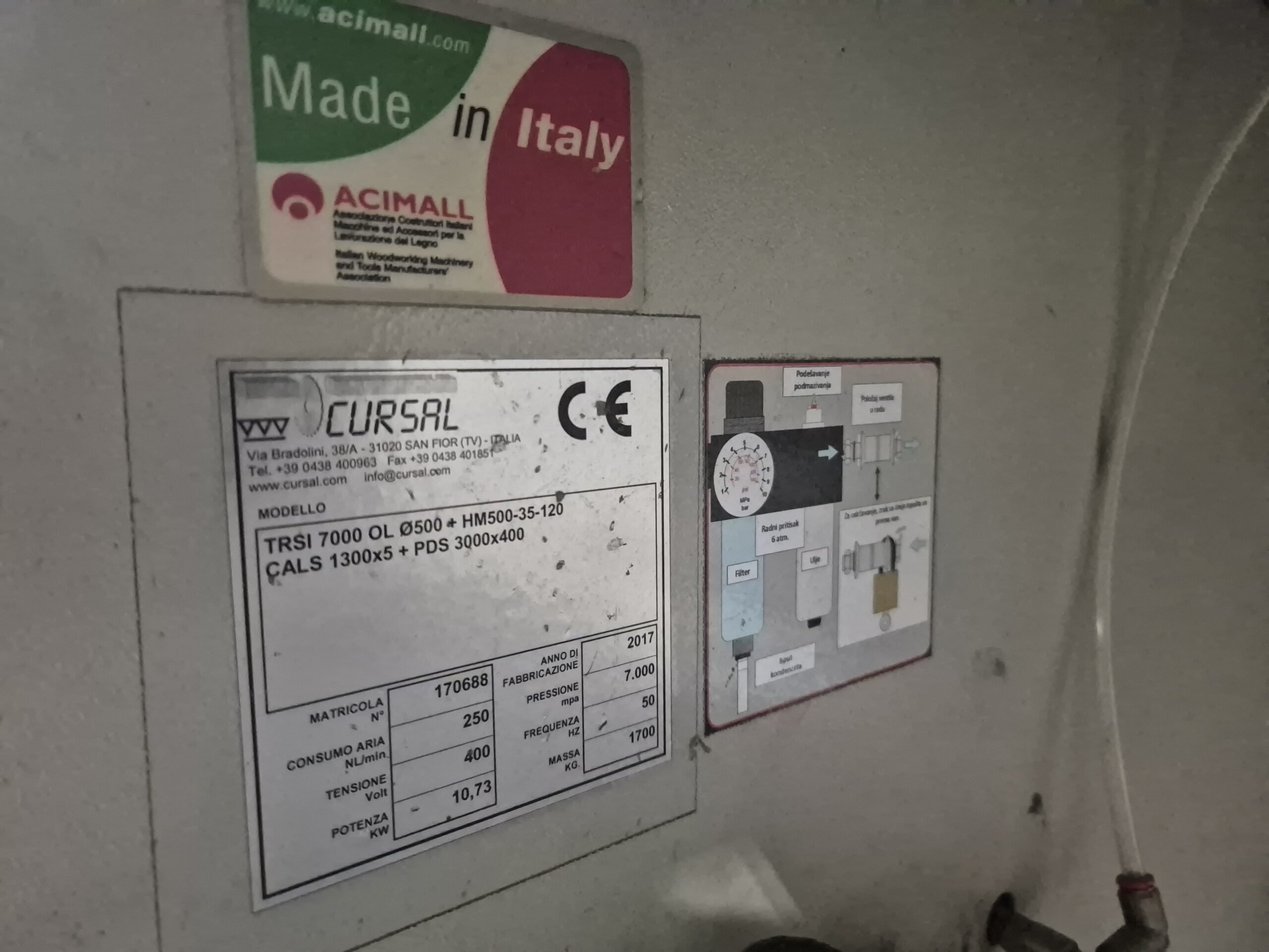 Pilarka Cursal TRSI 7000 OL (2017)